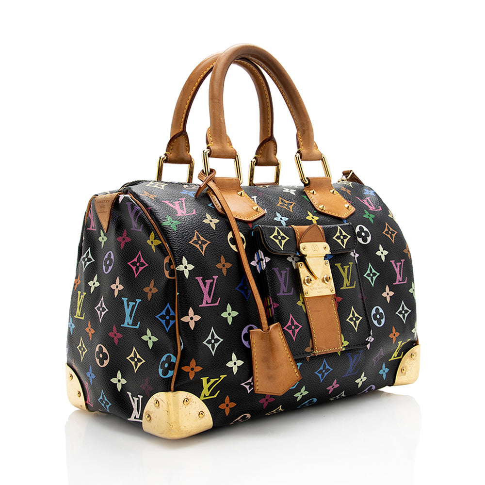 Louis Vuitton Monogram Multicolore Speedy 30 Satchel -  (SHF-18284)
