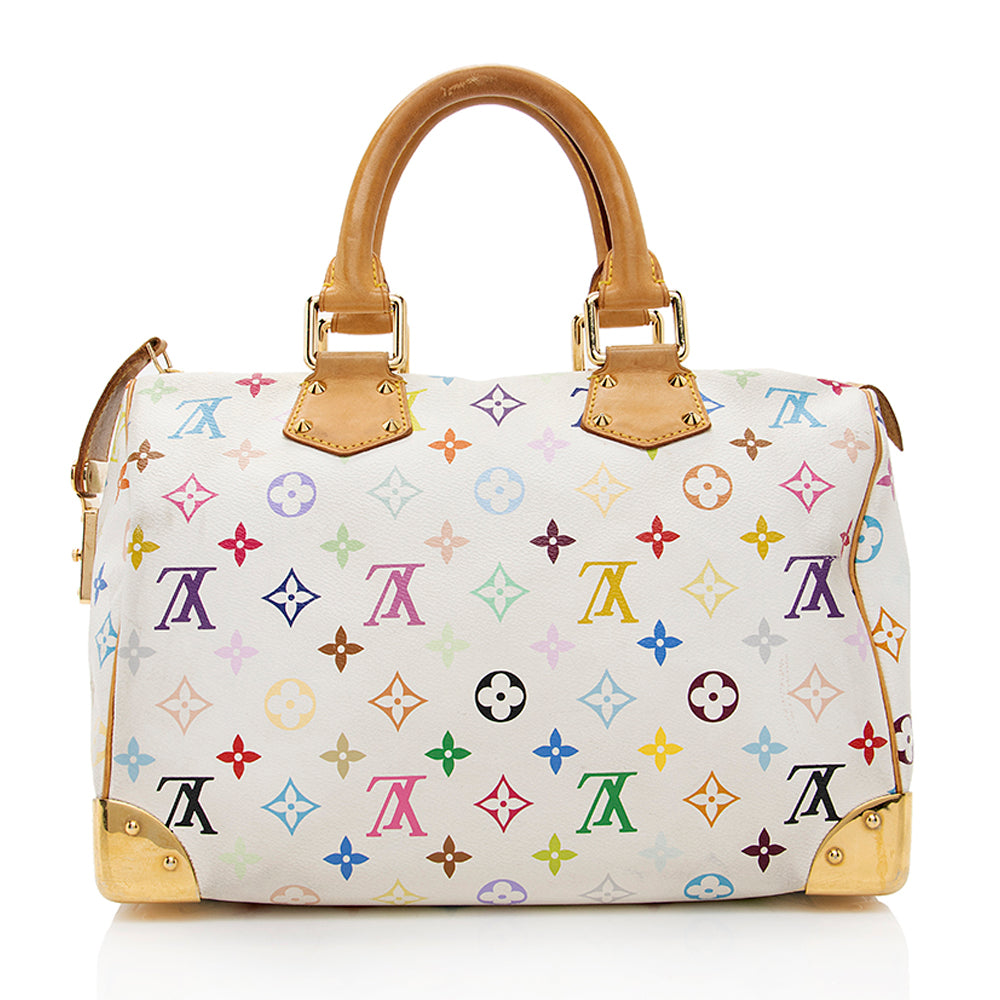 Louis Vuitton Monogram Multicolore Speedy 30 Satchel -  (SHF-18027)