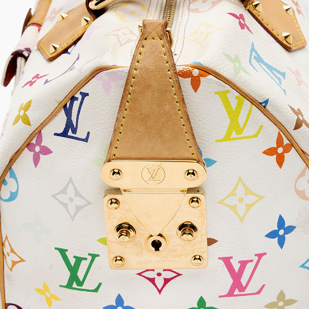 Louis Vuitton Monogram Multicolore Speedy 30 Satchel -  (SHF-18027)