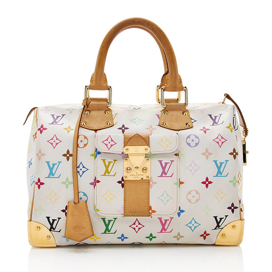 Louis Vuitton Monogram Multicolore Speedy 30 Satchel -  (SHF-18027)