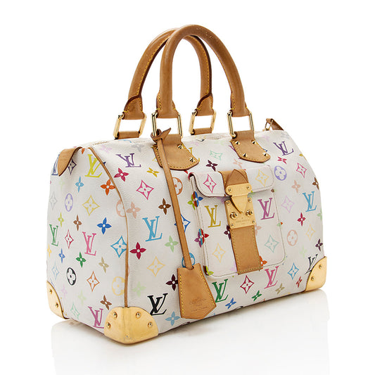 Louis Vuitton Monogram Multicolore Speedy 30 Satchel -  (SHF-18027)
