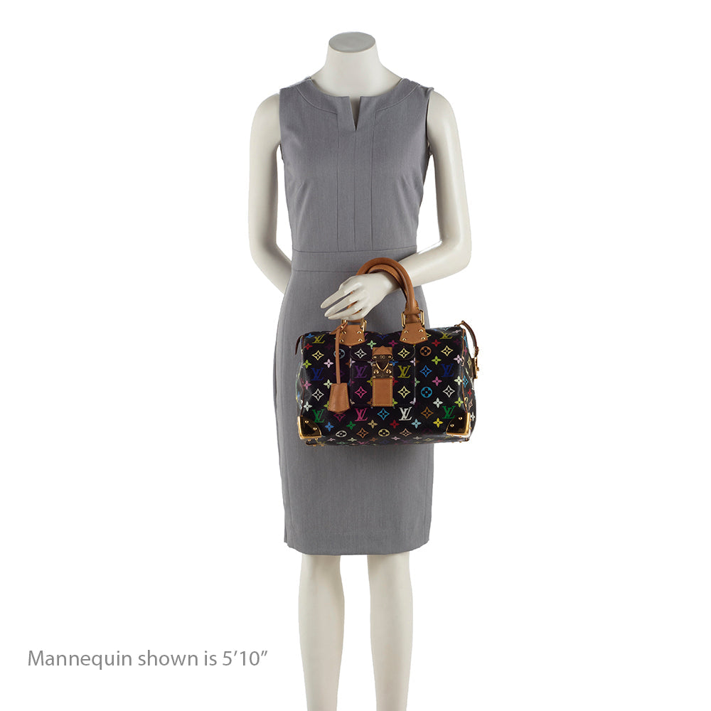 Louis Vuitton Monogram Multicolore Speedy 30 Satchel (SHF-18668)