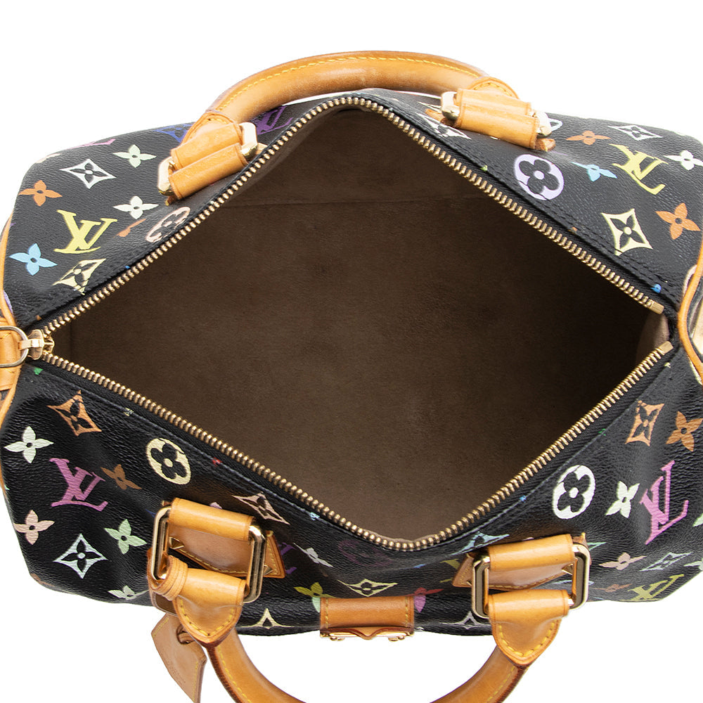 Louis Vuitton Monogram Multicolore Speedy 30 Satchel (SHF-20539)