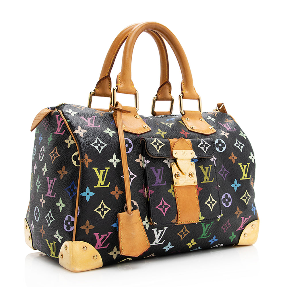 Louis Vuitton Monogram Multicolore Speedy 30 Satchel (SHF-20539)