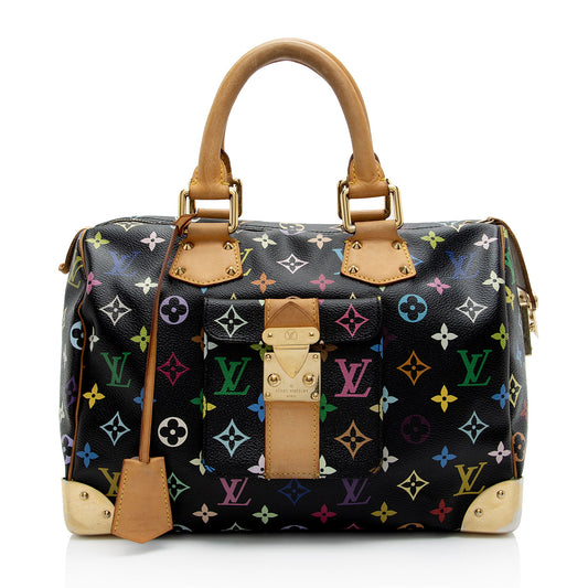 Louis Vuitton Monogram Multicolore Speedy 30 Satchel (SHF-xtfdAz)
