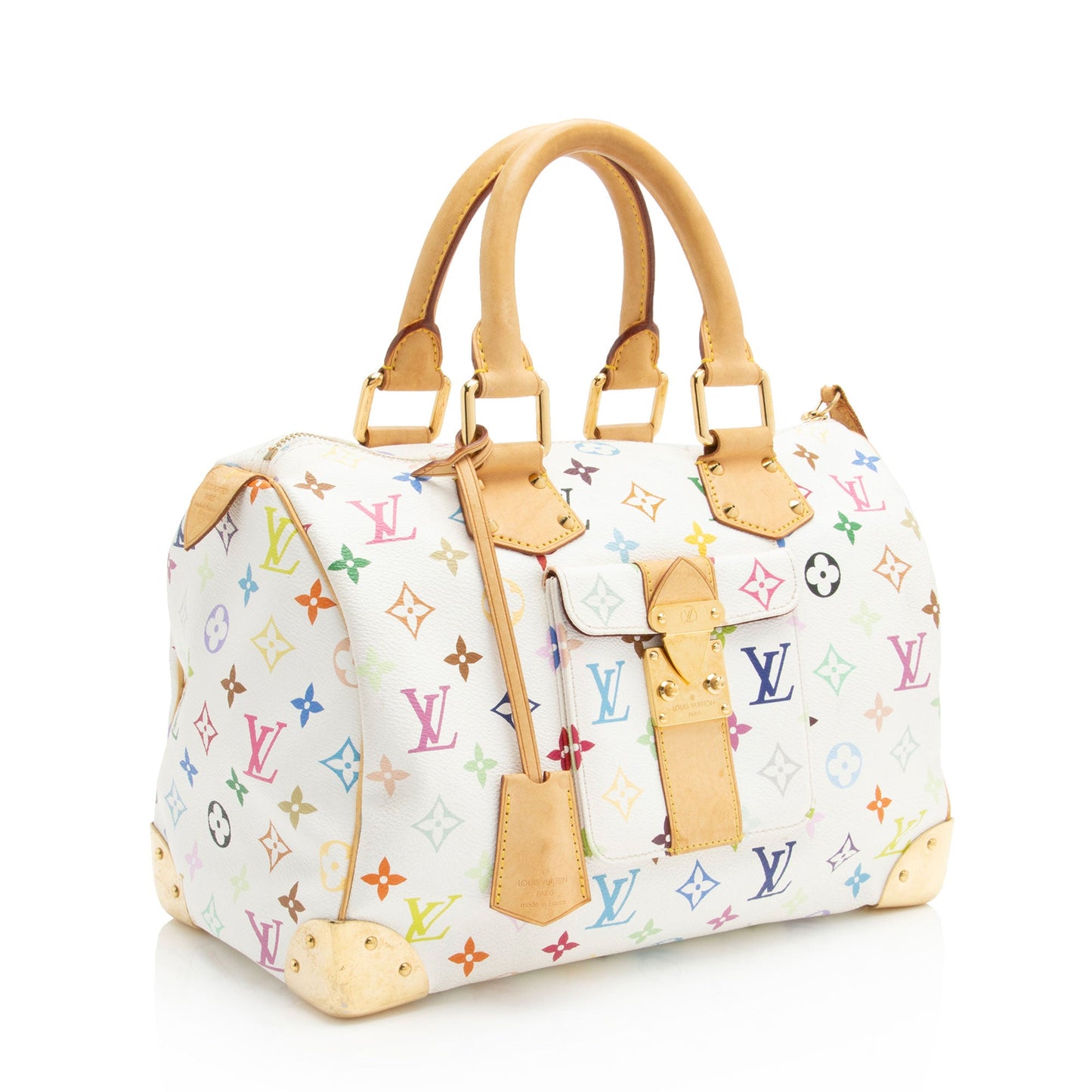 Louis Vuitton Monogram Multicolore Speedy 30 Satchel (SHF-0Yjo6q)