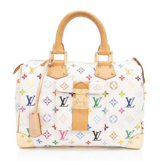 Louis Vuitton Monogram Multicolore Speedy 30 Satchel (SHF-Ud97Hx)