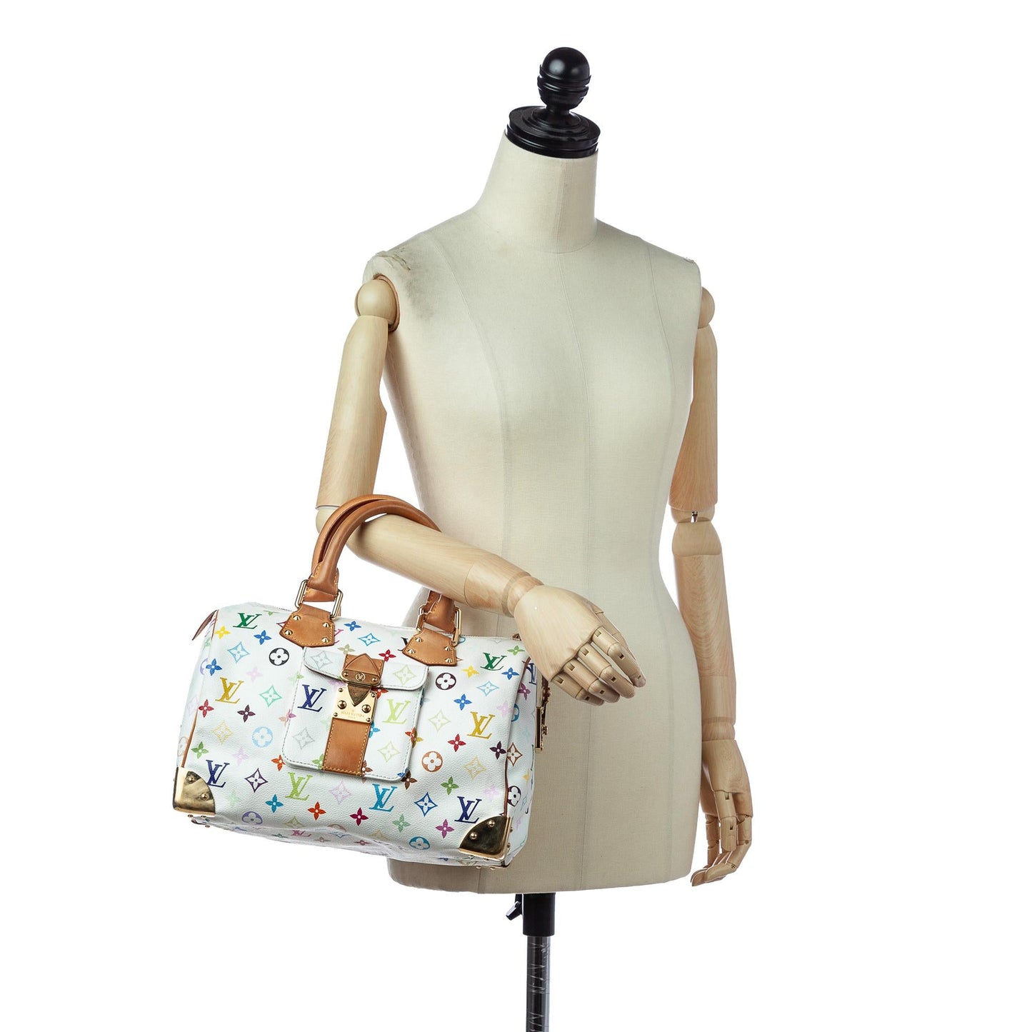 Louis Vuitton Monogram Multicolore Speedy 30 (SHG-30097)