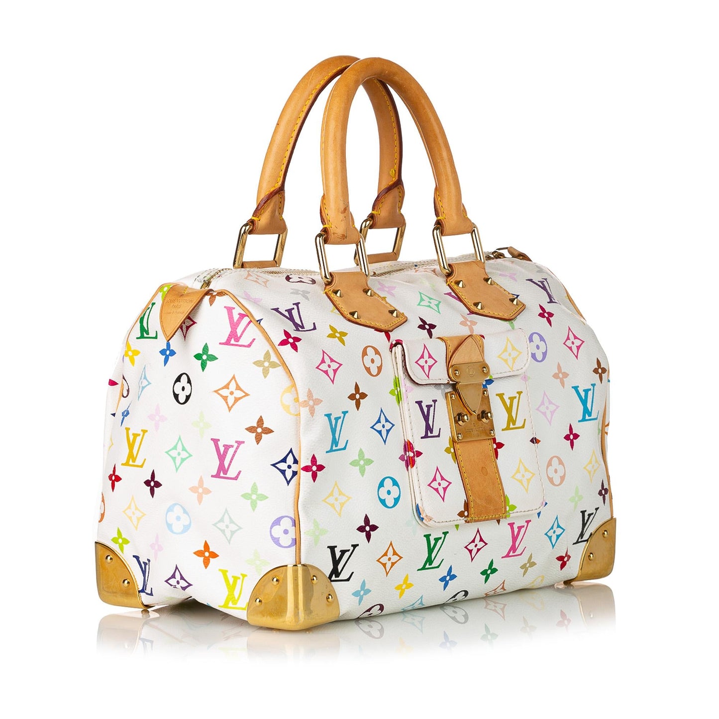 Louis Vuitton Monogram Multicolore Speedy 30 (SHG-30443)