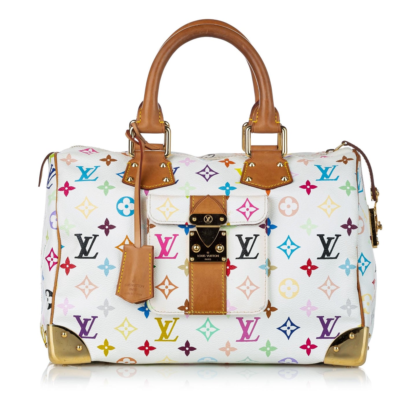 Louis Vuitton Monogram Multicolore Speedy 30 (SHG-30453)