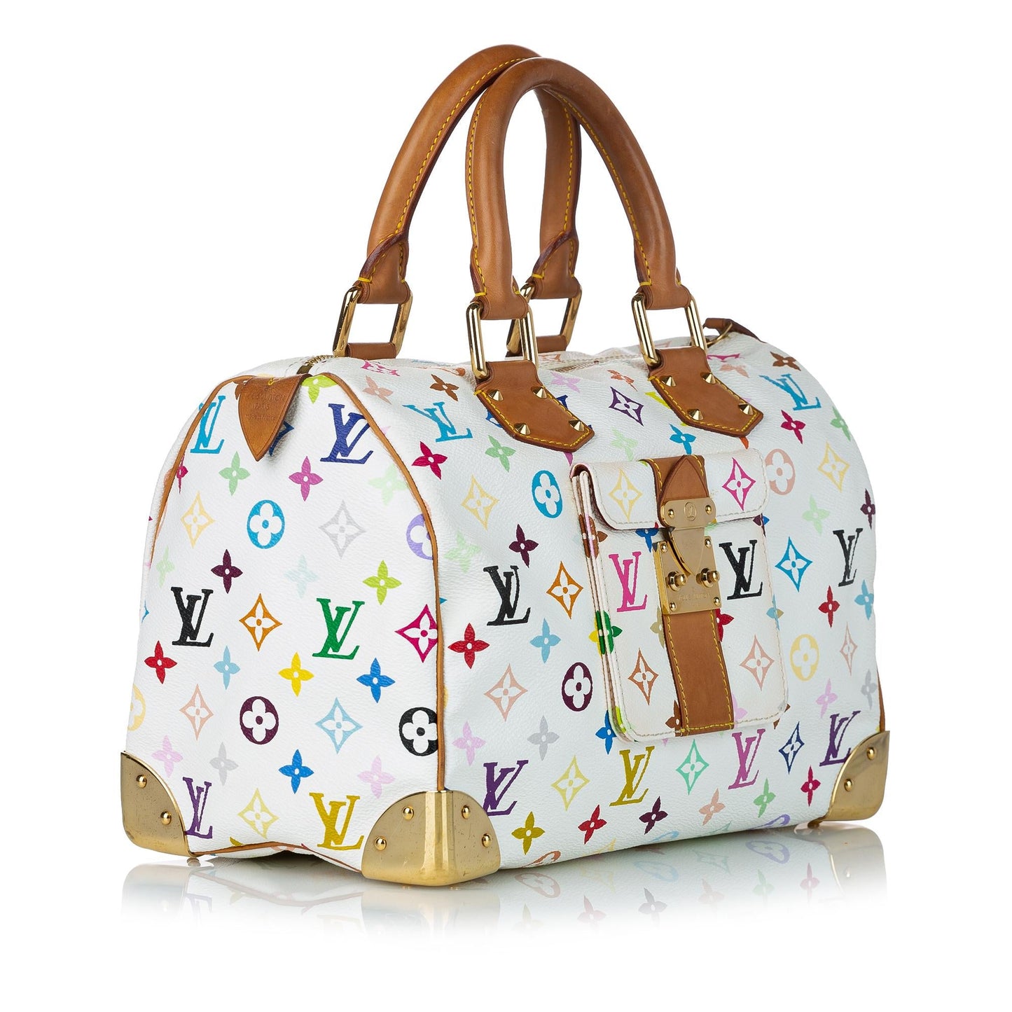 Louis Vuitton Monogram Multicolore Speedy 30 (SHG-30453)