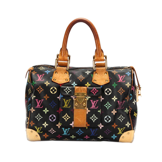 Louis Vuitton Monogram Multicolore Speedy 30 (SHG-8FVRGU)