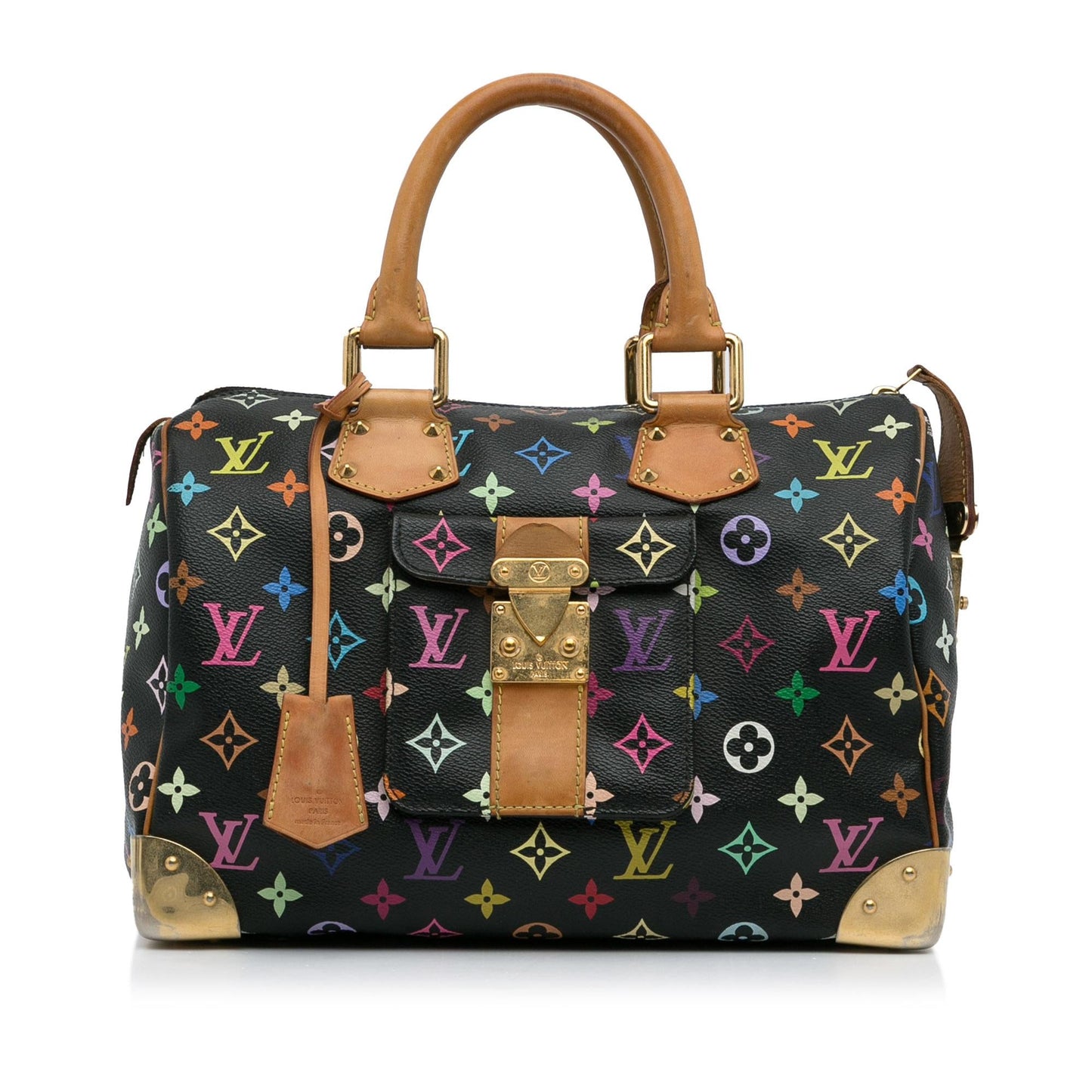 Louis Vuitton Monogram Multicolore Speedy 30 (SHG-3AAV55)
