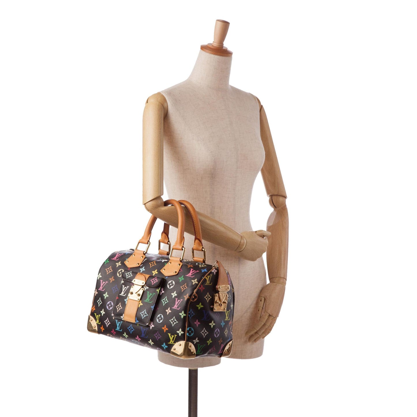 Louis Vuitton Monogram Multicolore Speedy 30 (SHG-W8VNLA)