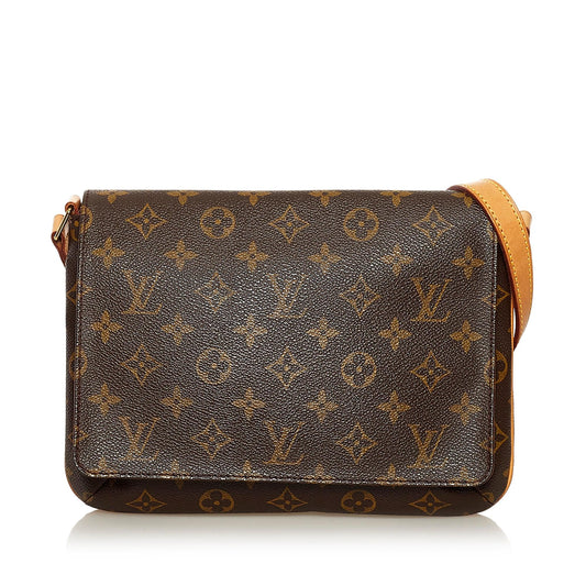 Louis Vuitton Monogram Musette Tango Long Strap (SHG-35331)