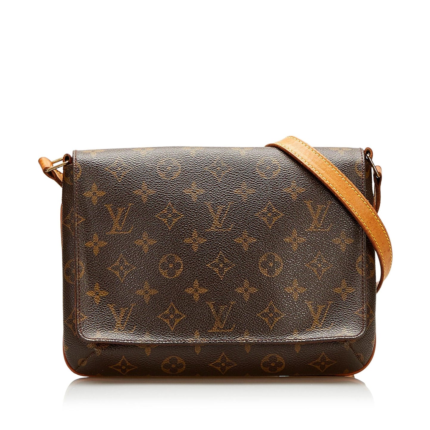 Louis Vuitton Monogram Musette Tango Long Strap (SHG-35911)