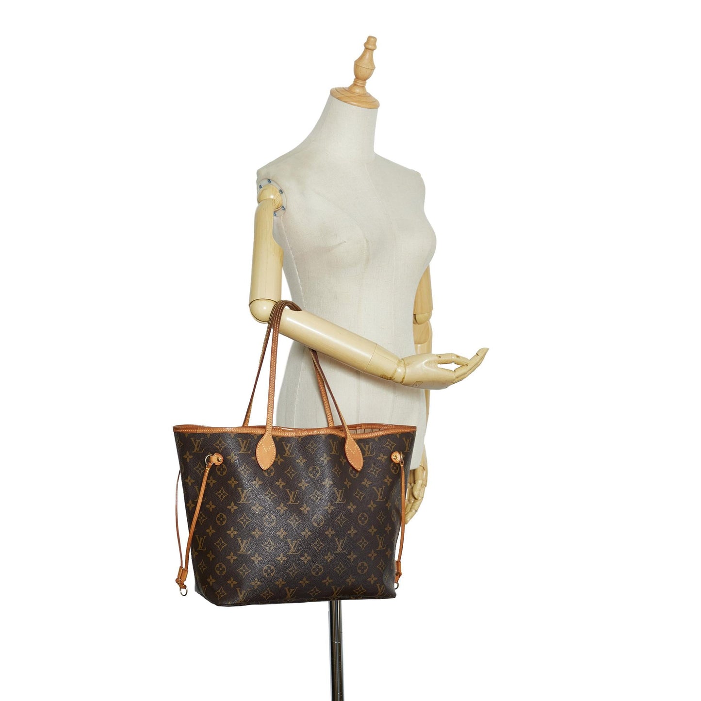 Louis Vuitton Monogram Neverfull MM (SHG-QLewfB)