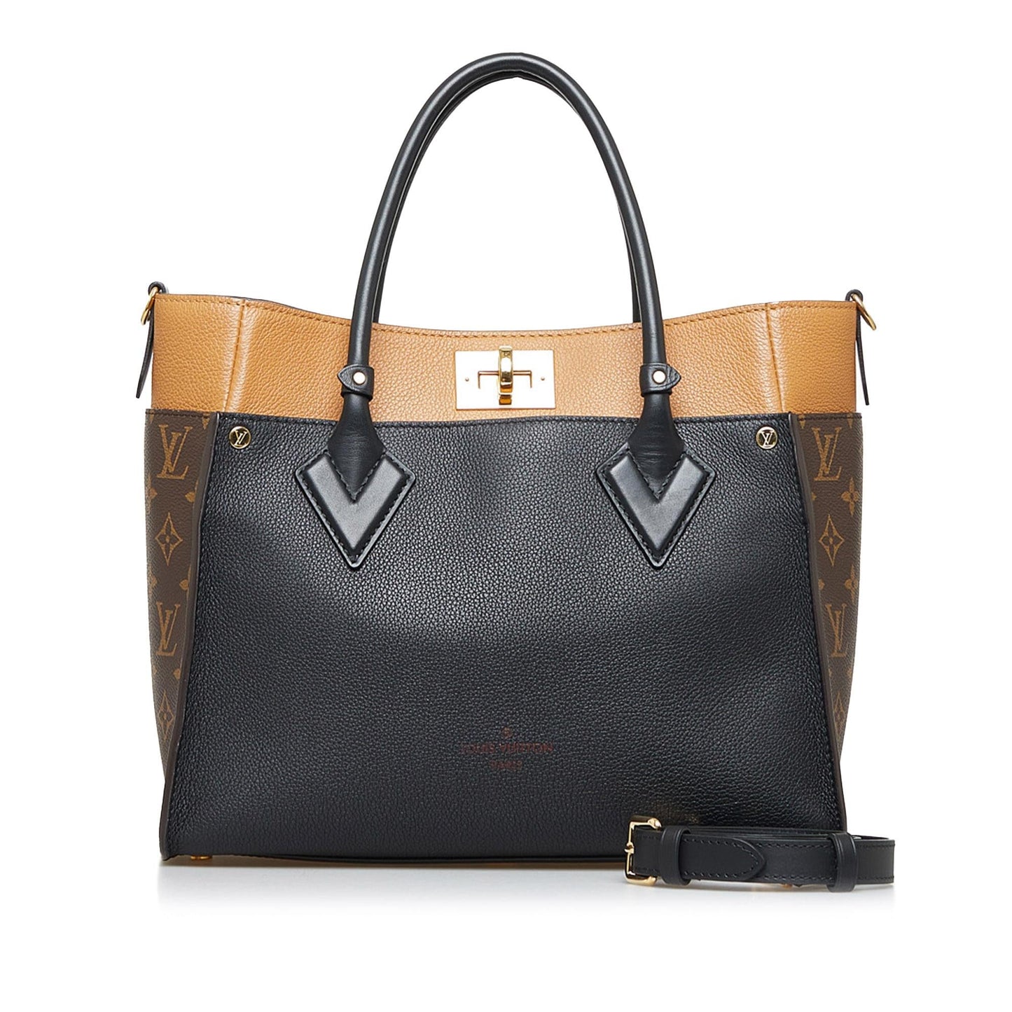 Louis Vuitton Monogram On My Side MM (SHG-C7r5xs)