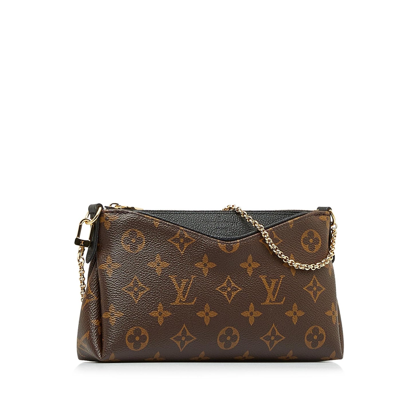 Louis Vuitton Monogram Pallas Clutch (SHG-SncBSk)