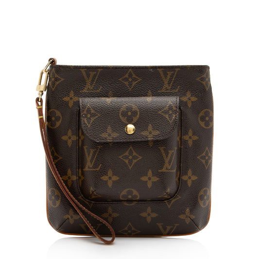 Louis Vuitton Monogram Partition Clutch (SHF-NFX3AR)