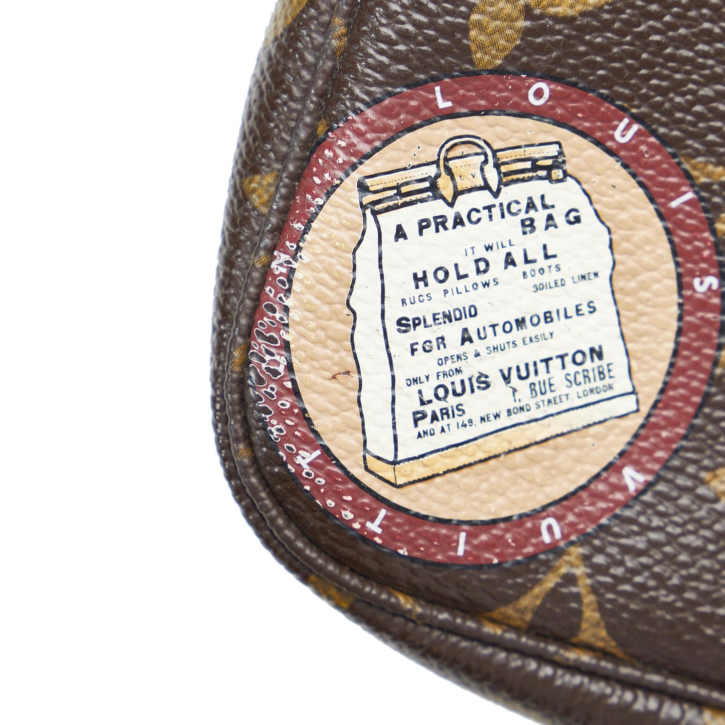 Louis Vuitton Monogram Patch Mini Pochette Accessoires (SHG-QoHOG6)