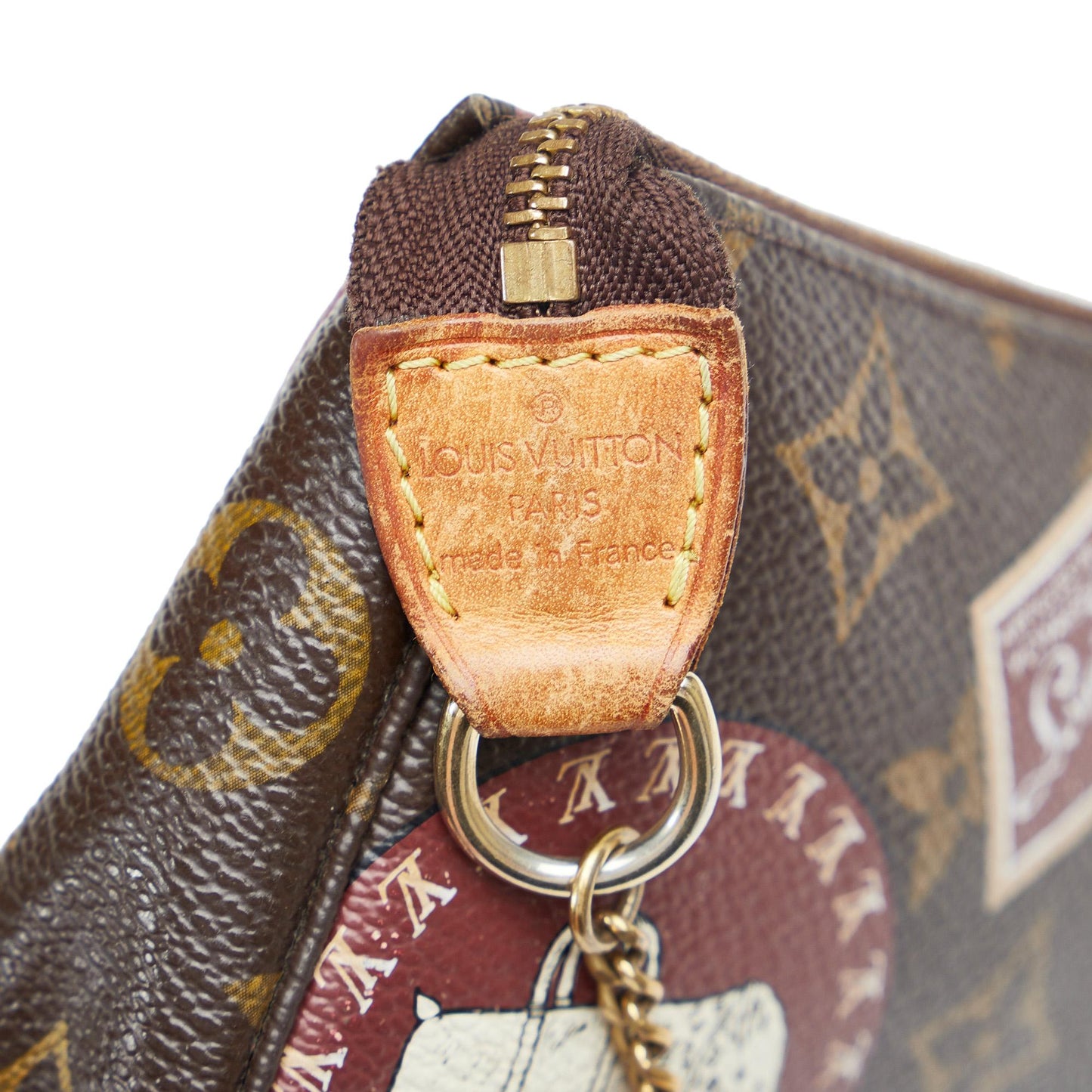 Louis Vuitton Monogram Patch Mini Pochette Accessoires (SHG-QoHOG6)