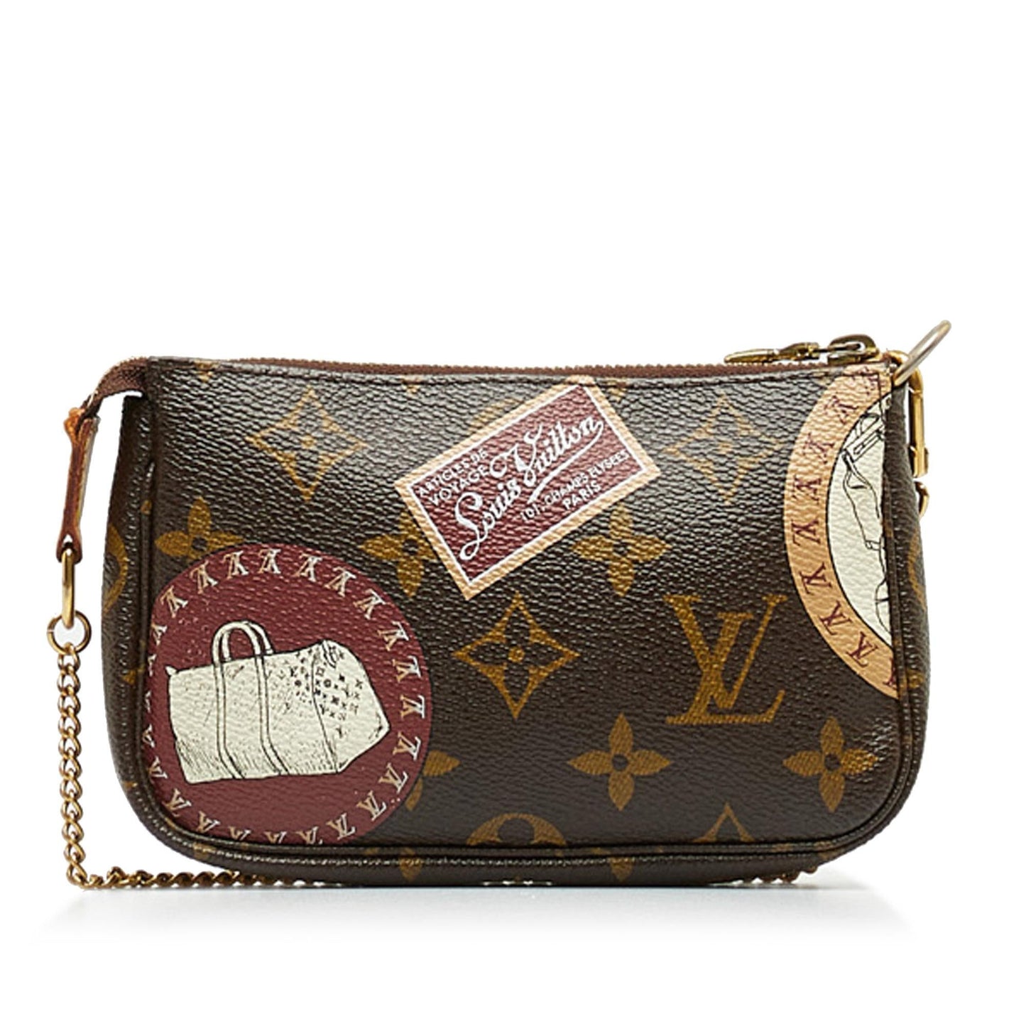 Louis Vuitton Monogram Patch Mini Pochette Accessoires (SHG-Viasx4)