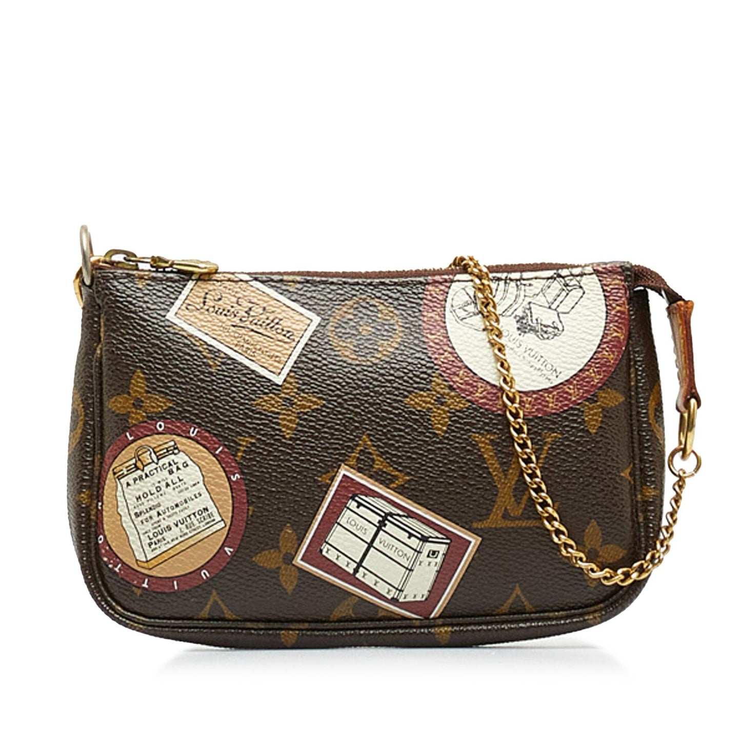 Louis Vuitton Monogram Patch Mini Pochette Accessoires (SHG-Viasx4)