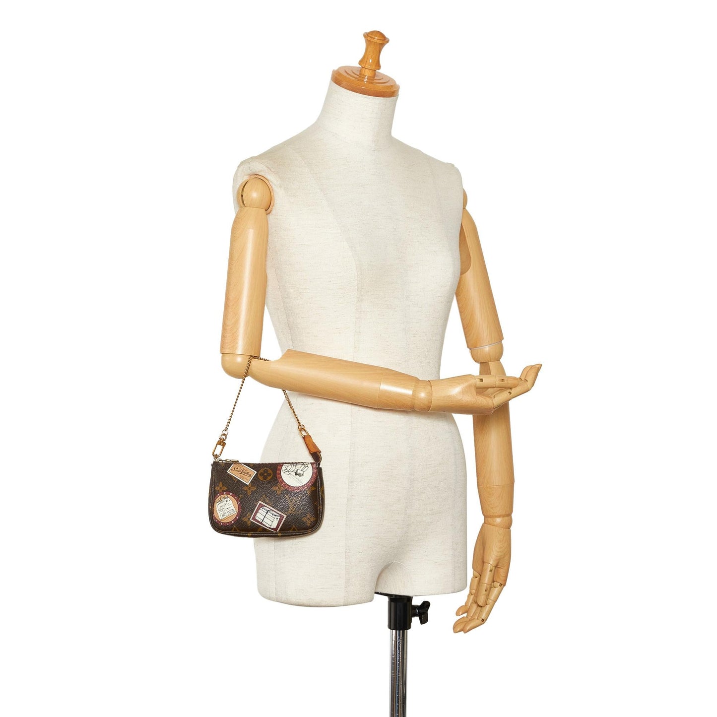 Louis Vuitton Monogram Patch Mini Pochette Accessoires (SHG-Viasx4)