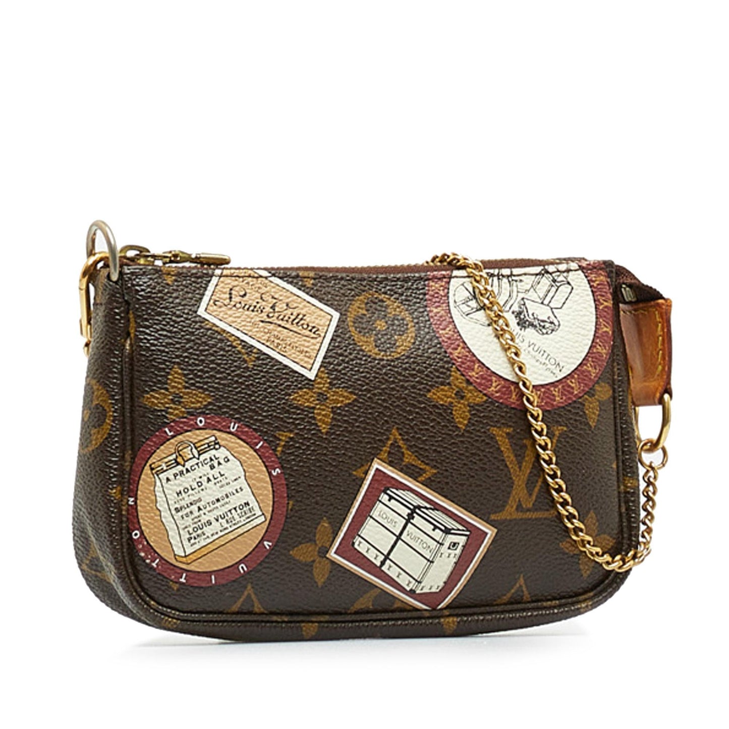 Louis Vuitton Monogram Patch Mini Pochette Accessoires (SHG-Viasx4)