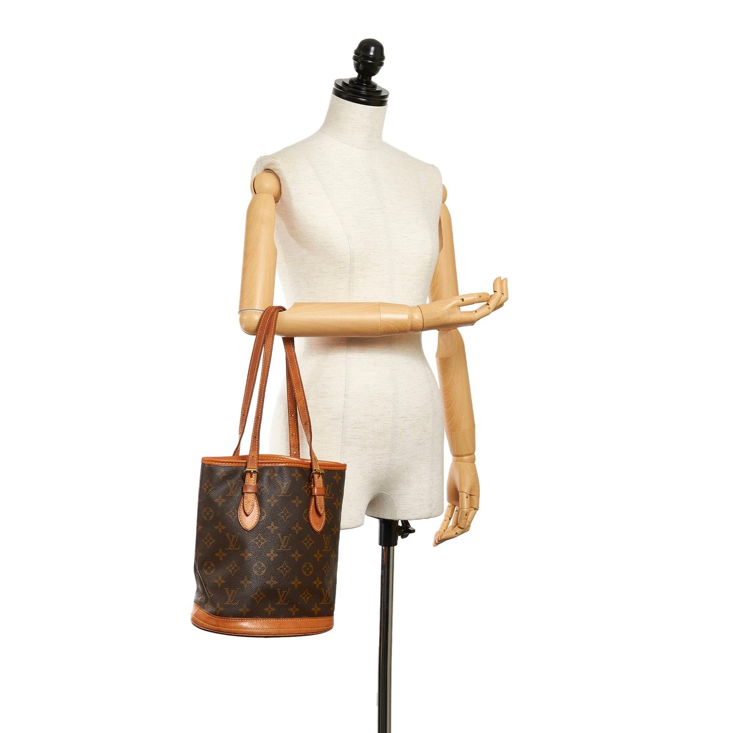 Louis Vuitton Monogram Petit Bucket (SHG-29824)