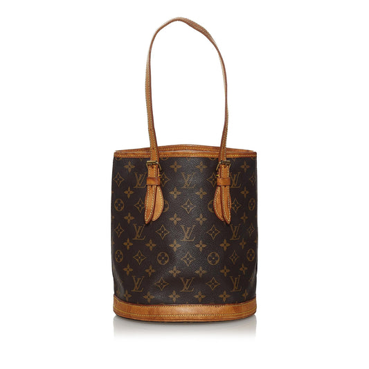 Louis Vuitton Monogram Petit Bucket (SHG-30306)