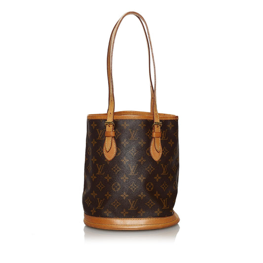 Louis Vuitton Monogram Petit Bucket (SHG-30593)