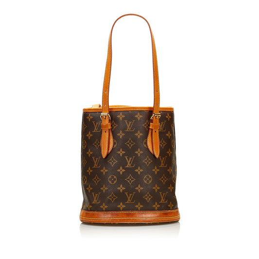 Louis Vuitton Monogram Petit Bucket (SHG-35438)