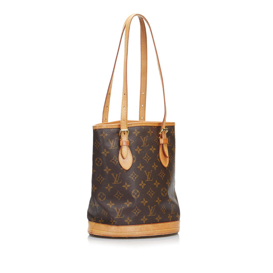 Louis Vuitton Monogram Petit Bucket (SHG-XqKmFk)