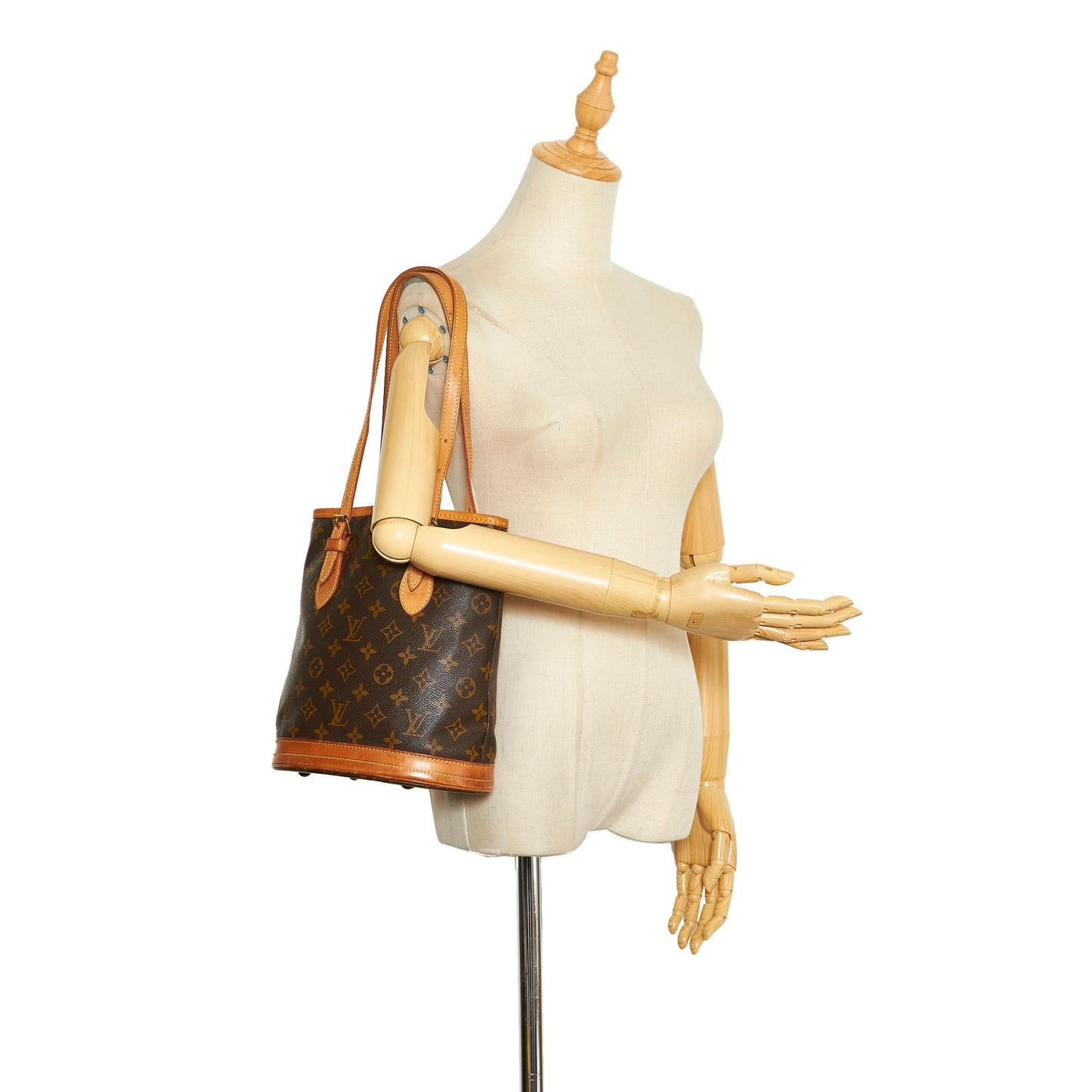 Louis Vuitton Monogram Petit Bucket (SHG-Epj7uZ)