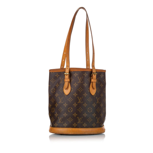 Louis Vuitton Monogram Petit Bucket (SHG-dkdR4h)
