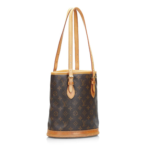 Louis Vuitton Monogram Petit Bucket (SHG-XqlCtj)
