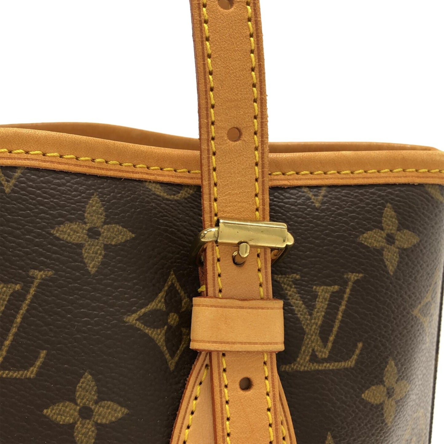 Louis Vuitton Monogram Petit Bucket (SHG-LIjo05)