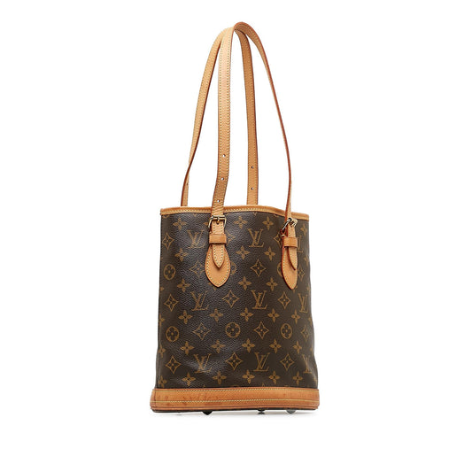 Louis Vuitton Monogram Petit Bucket (SHG-Phhx7f)