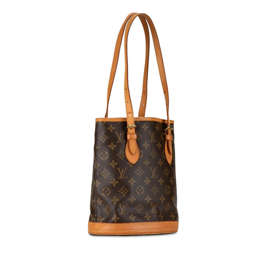 Louis Vuitton Monogram Petit Bucket (SHG-ijkvYu)