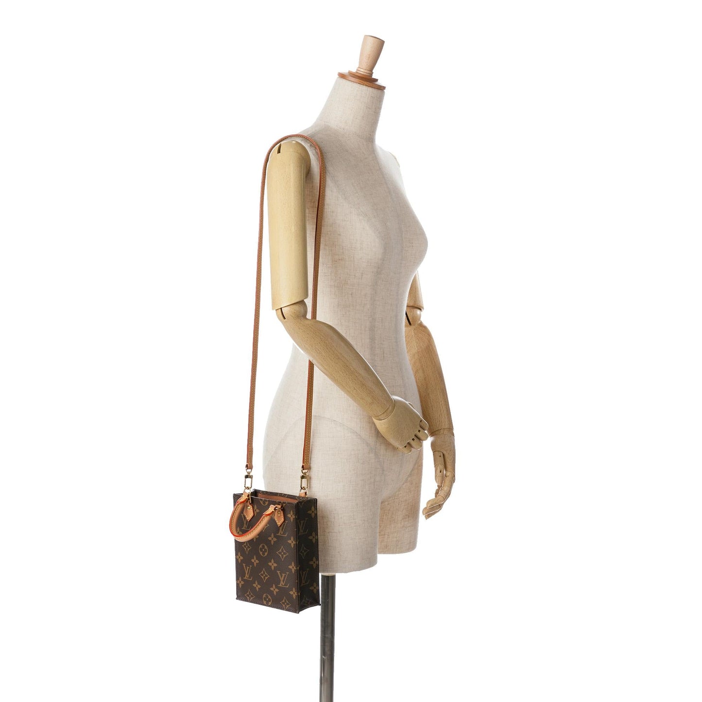 Louis Vuitton Monogram Petit Sac Plat (SHG-PVJerv)
