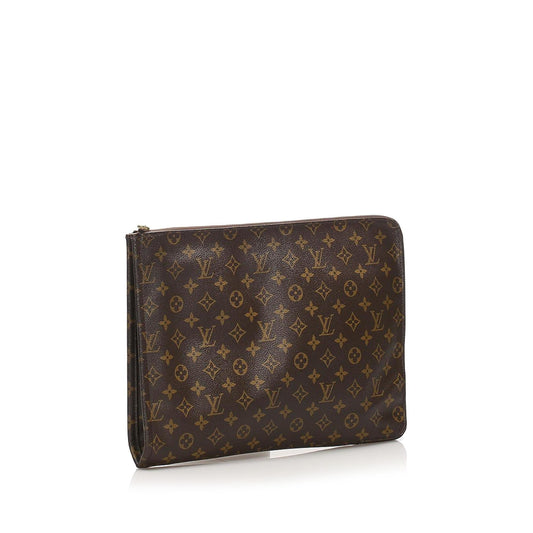 Louis Vuitton Monogram Poche Documents Portfolio (SHG-22735)