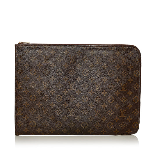 Louis Vuitton Monogram Poche Documents Portfolio (SHG-28622)