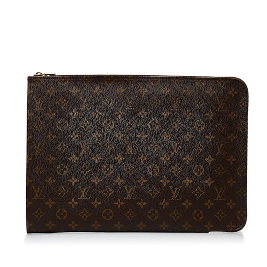 Louis Vuitton Monogram Poche Documents Portfolio (SHG-X9pApM)