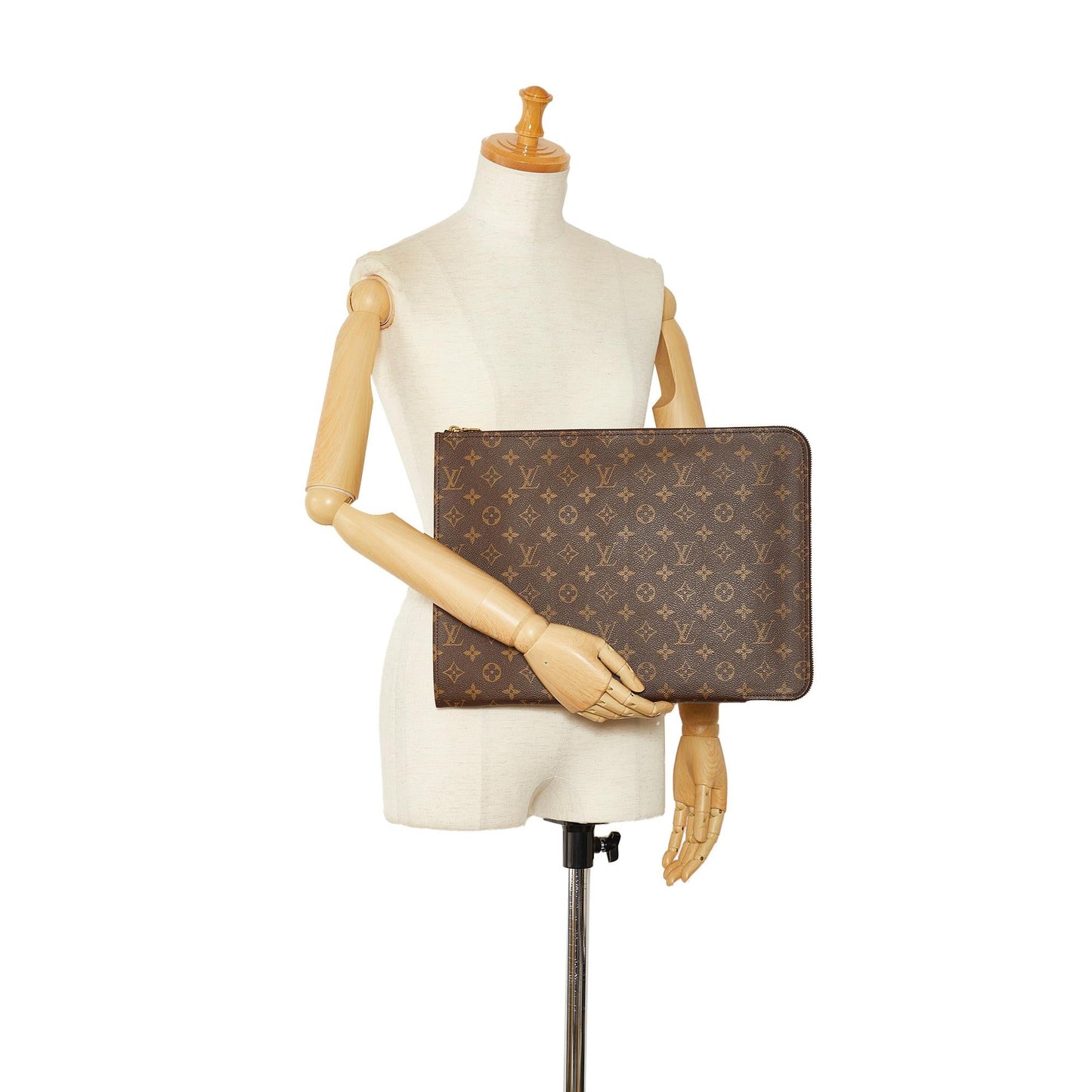 Louis Vuitton Monogram Poche Documents Portfolio (SHG-X9pApM)