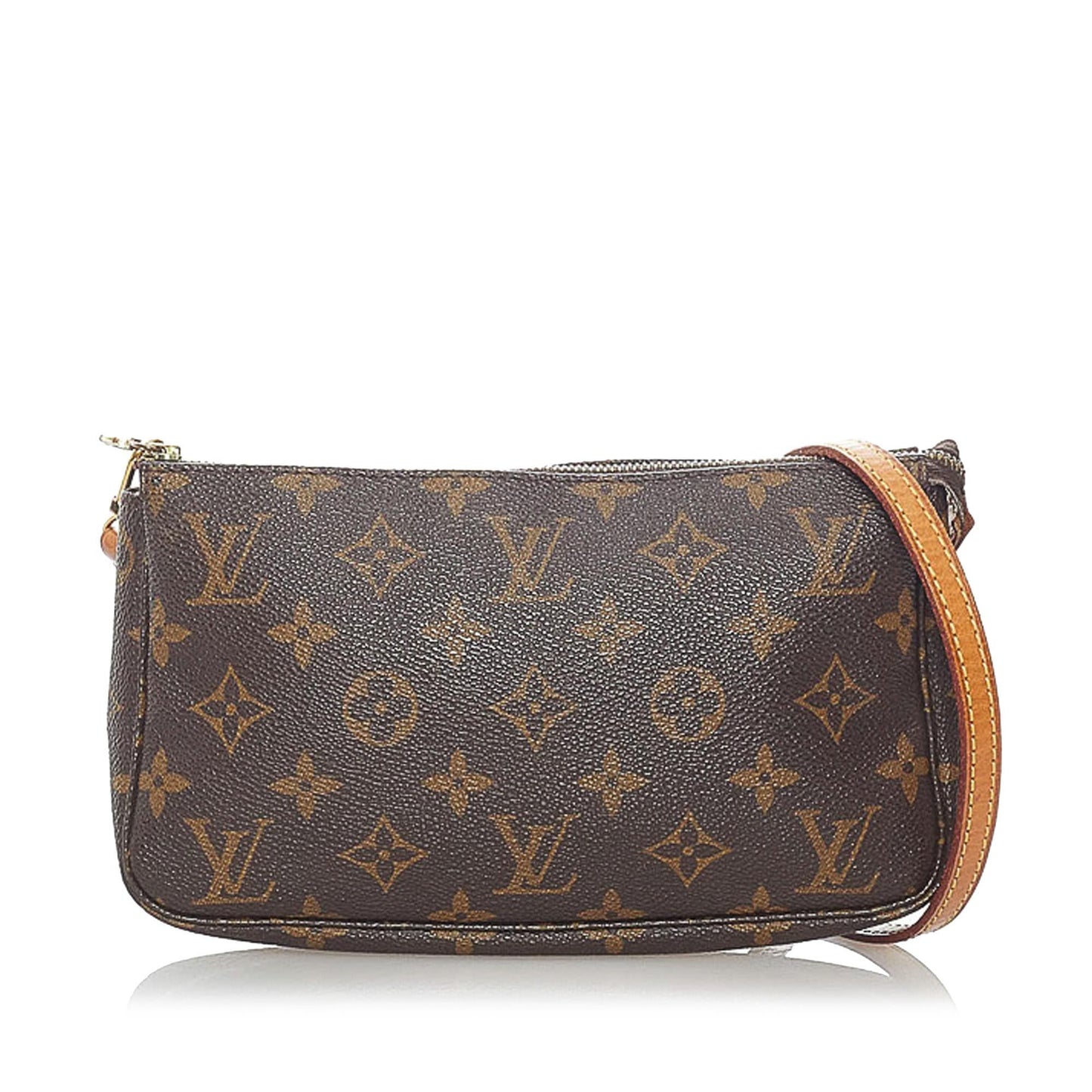 Louis Vuitton Monogram Pochette Accessoires Long Strap (SHG-31486)