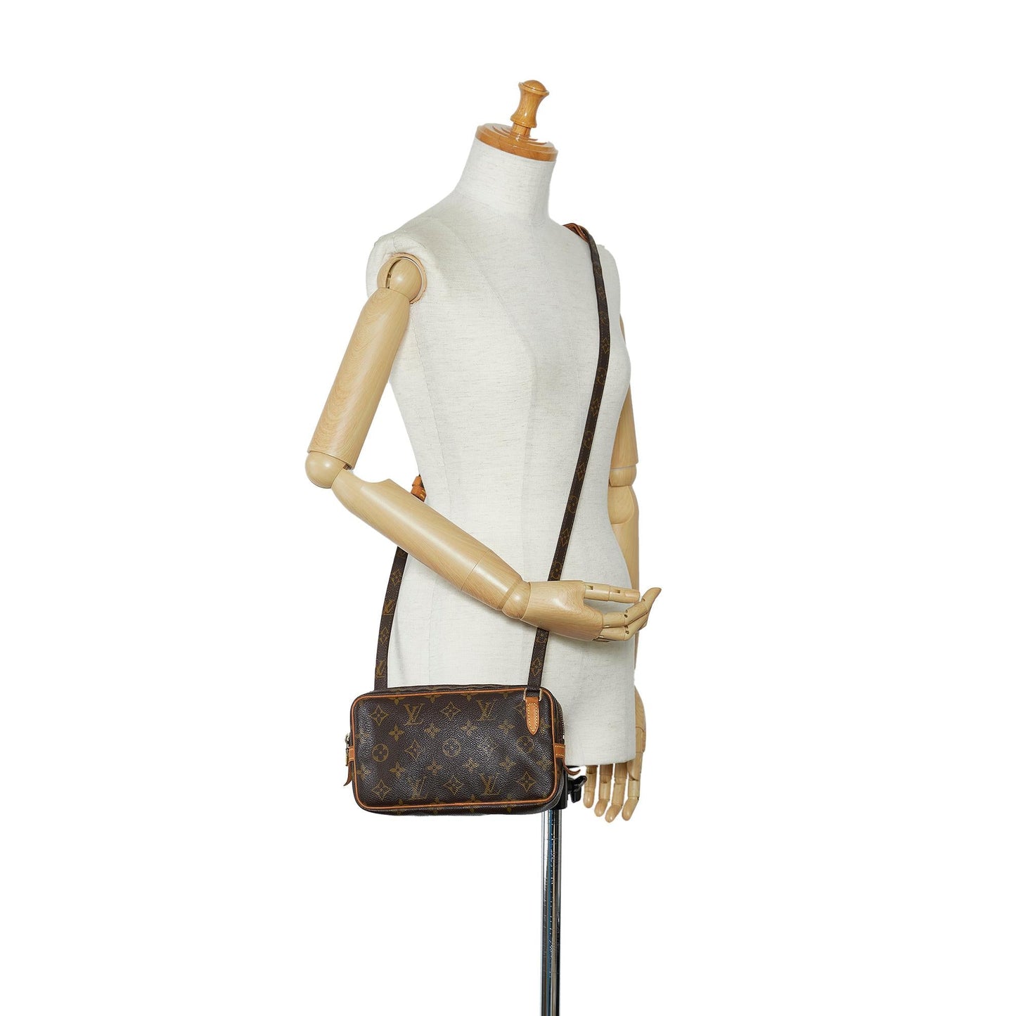 Louis Vuitton Monogram Pochette Marly Bandouliere (SHG-qLaxGL)