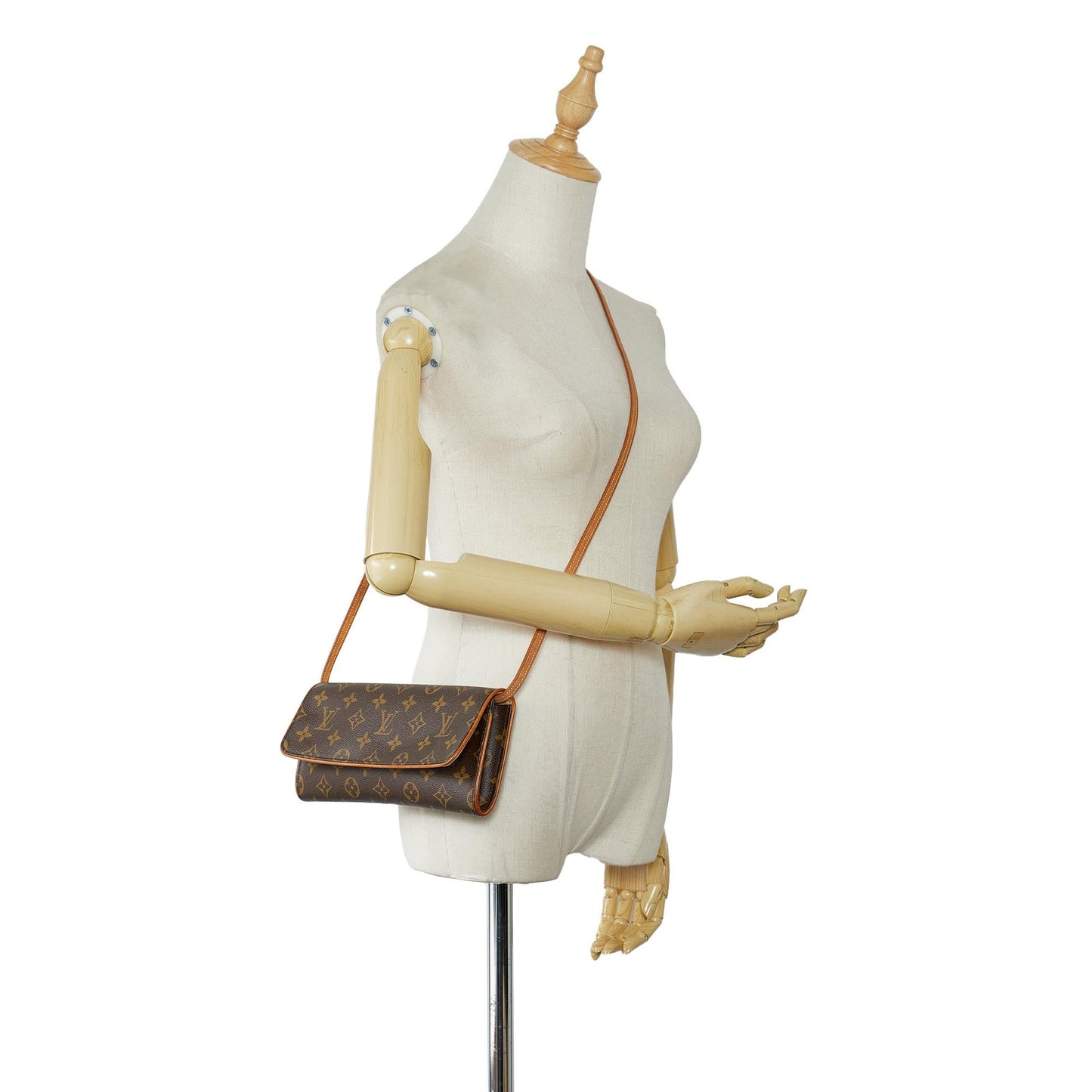 Louis Vuitton Monogram Pochette Twin GM (SHG-Re2GaJ)