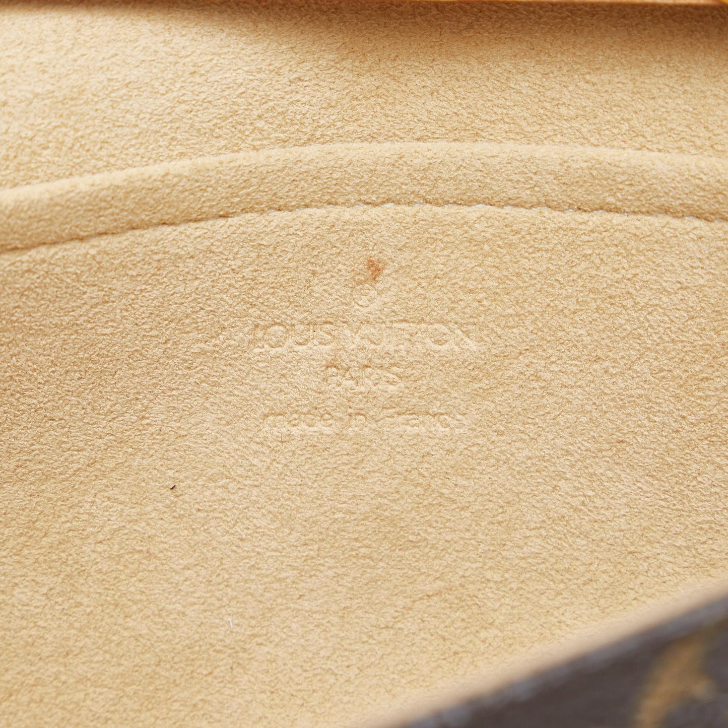 Louis Vuitton Monogram Pochette Twin GM (SHG-cZApAw)